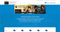 Desktop Screenshot of dine4lesscard.com